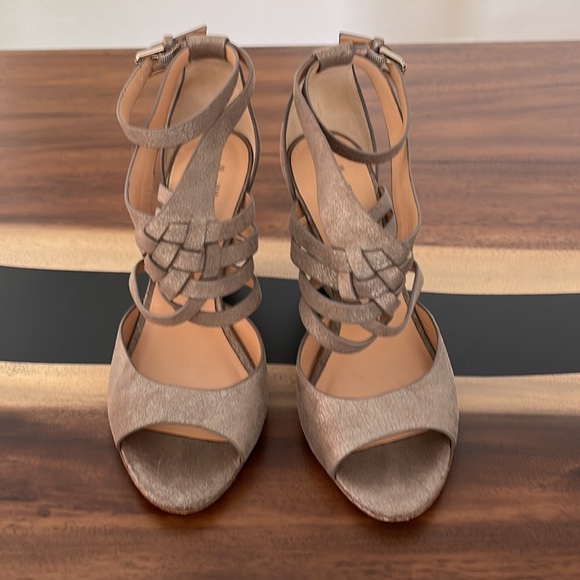 Silver Belle By Sigerson Morrisson Daisy Basket Weave Sandal - Picture 2 of 6